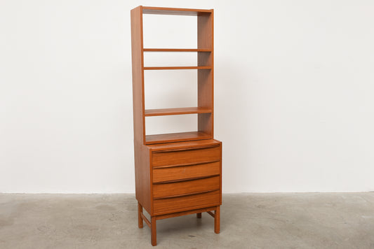 Two available: 1960s teak storage cabinets