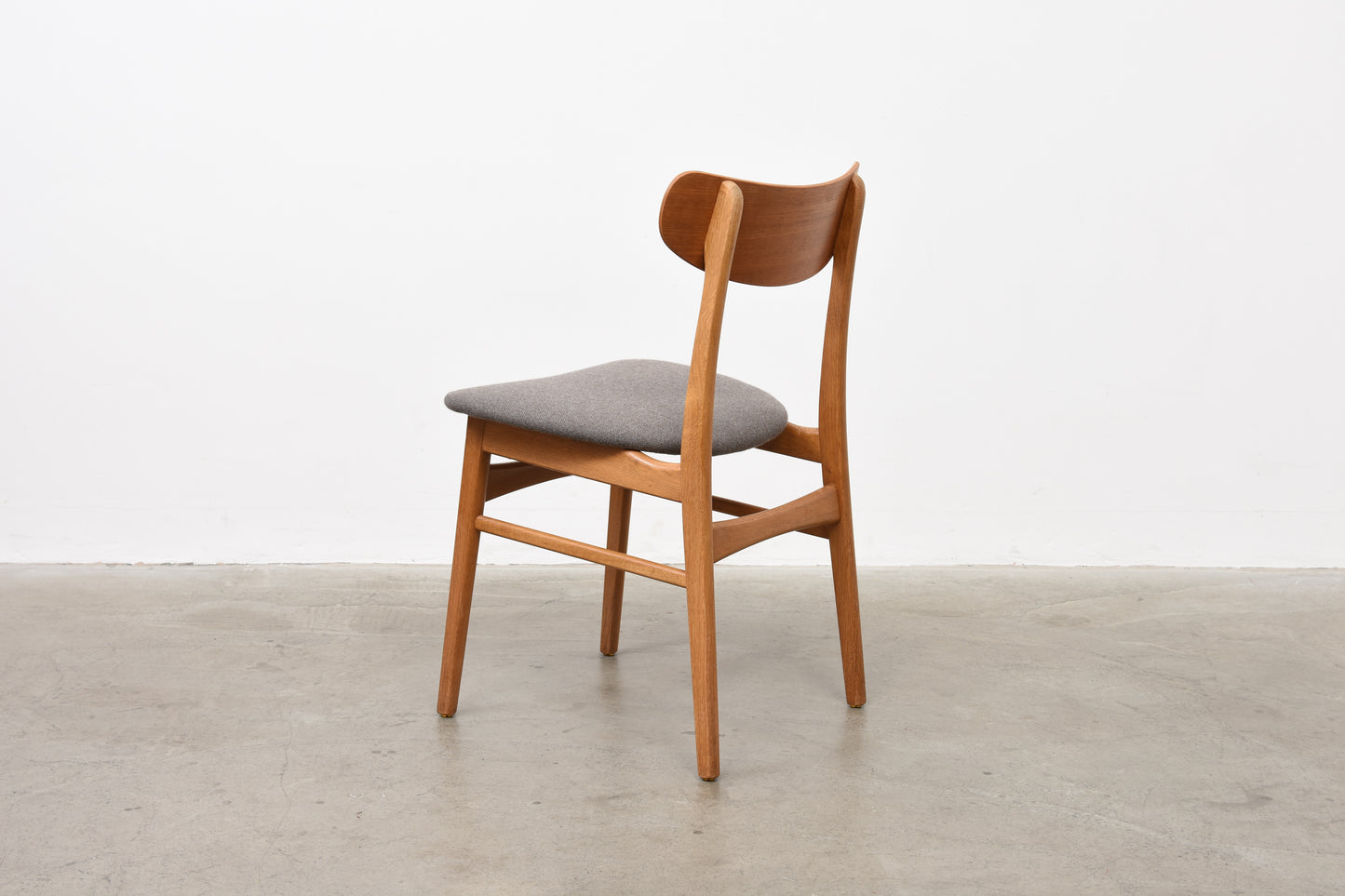 Set of teak + oak chairs by Farstrup