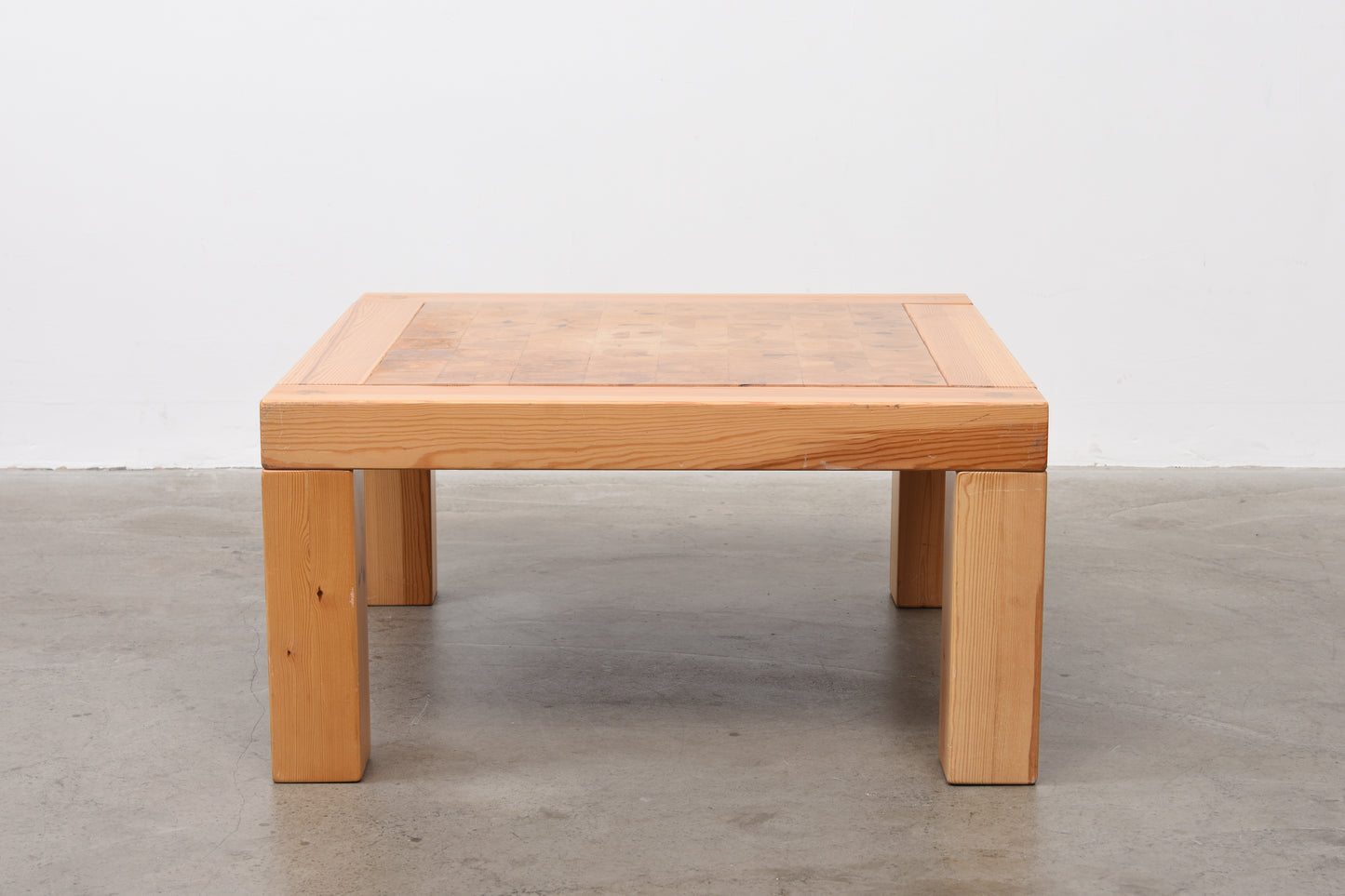 1970s pine coffee table by Christer Lundén