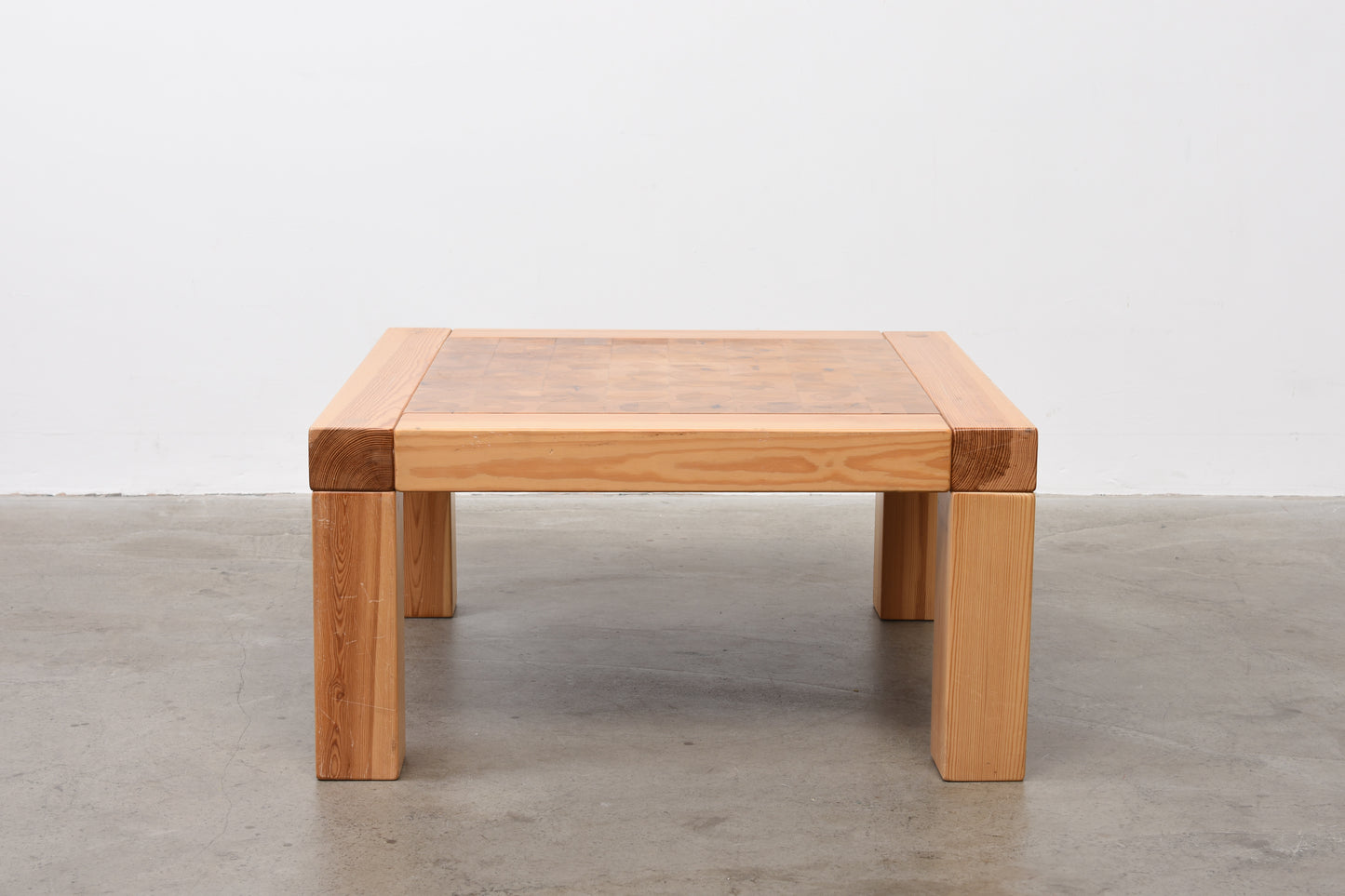 1970s pine coffee table by Christer Lundén