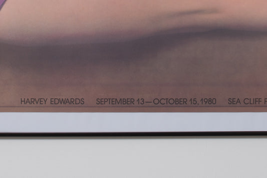 Vintage Harvey Edwards photography exhibition poster