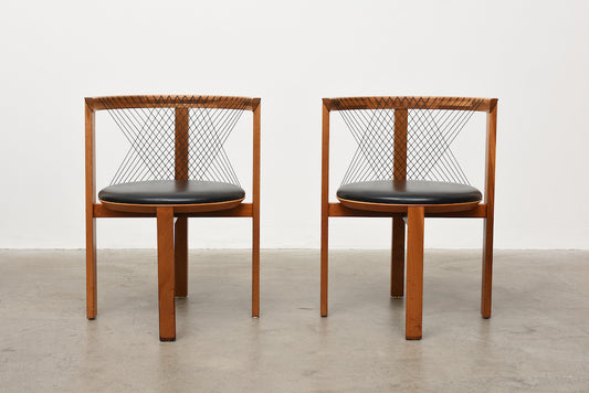 One available: 'String' chairs by Niels Jørgen Haugesen