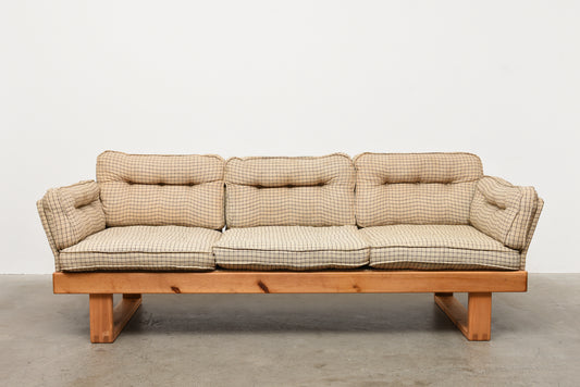 1970s Swedish pine sofa
