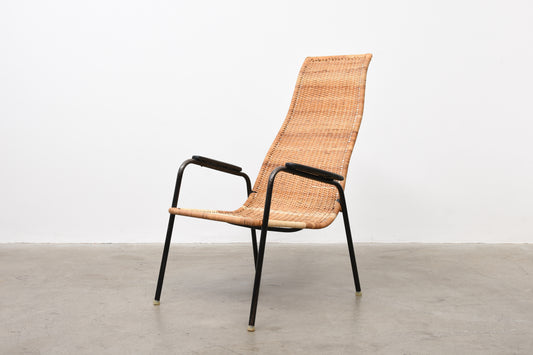 1950s lounger + foot stool by Alf Svensson