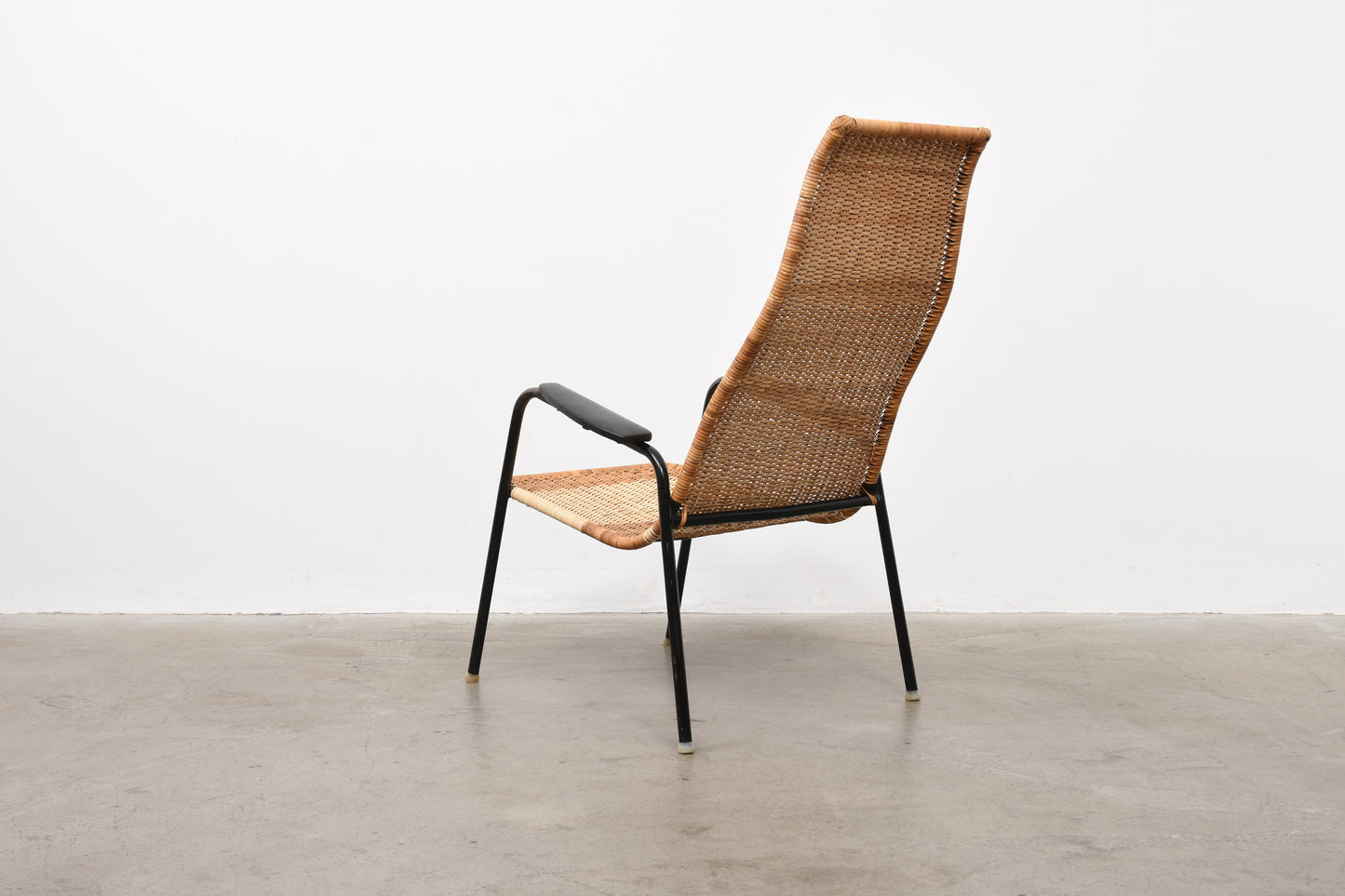 1950s lounger + foot stool by Alf Svensson