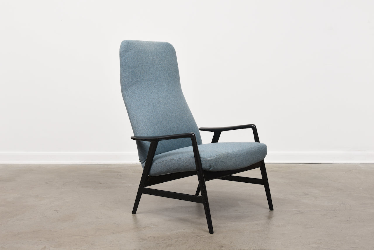 1950s reclining lounger by Alf Svensson