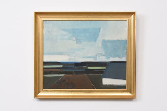 Oil painting by Egon Møldrup