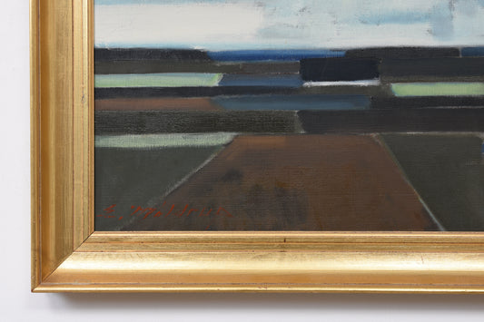 Oil painting by Egon Møldrup