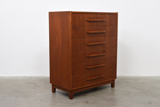 1940s teak chest of drawers