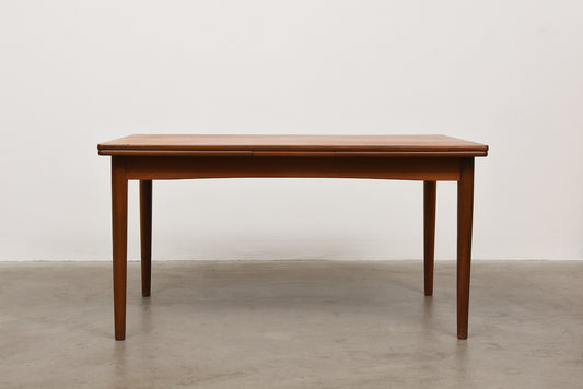 1960s extending dining table in teak