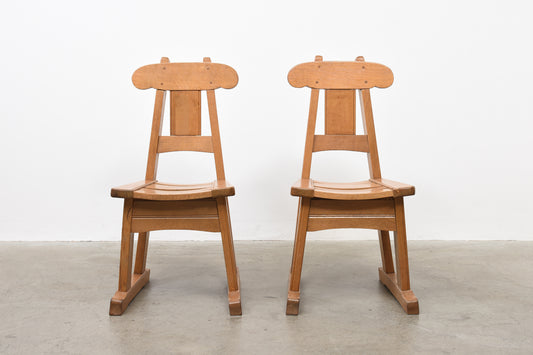£50 off: 1970s Swedish oak chairs