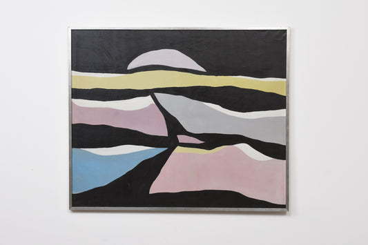 Vintage oil painting on canvas