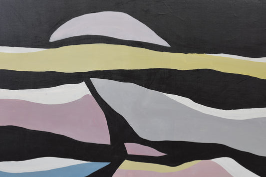 Vintage oil painting on canvas