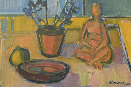 Save £75: Oil painting by Arthur Y. Nilsson