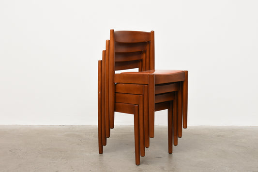 Set of four chairs by E.K. Augustsson