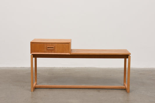 1960s oak telephone bench no. 1