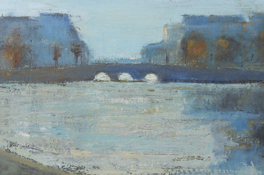 Oil painting by Ernst Rasmussen