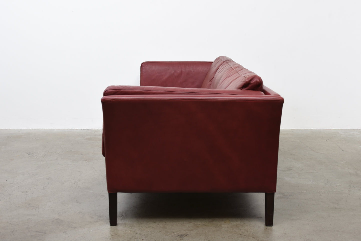 Vintage Danish leather sofa