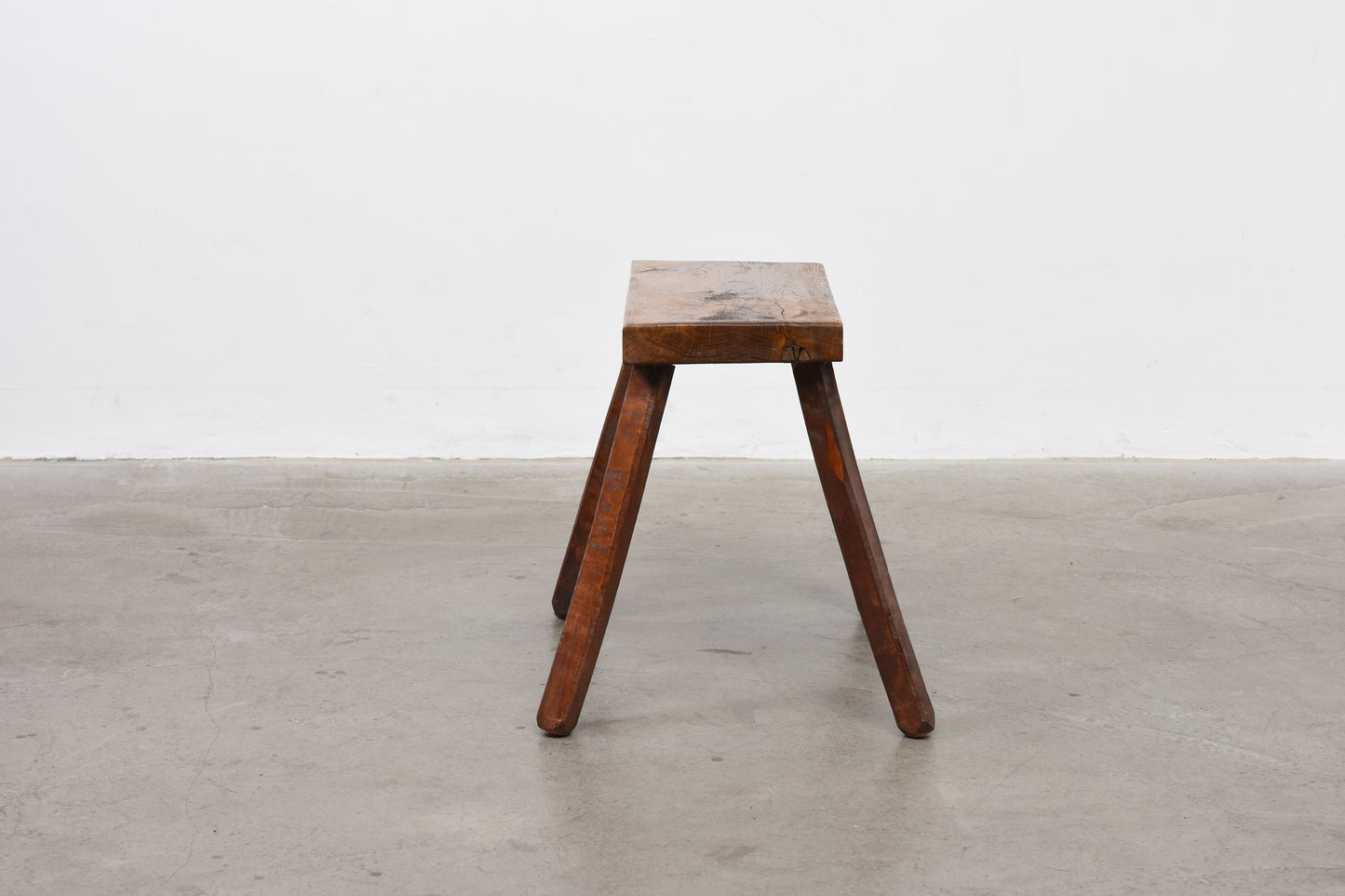 1960s oak milking stool