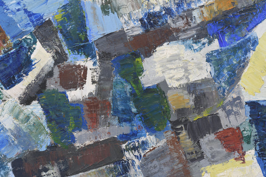 1960s oil painting by Georg Hansson