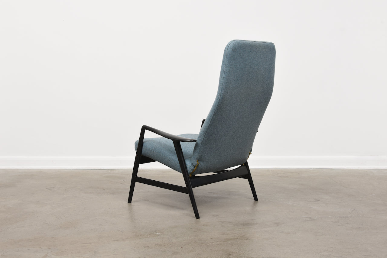 1950s reclining lounger by Alf Svensson
