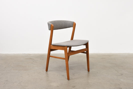 Two available: Beech + wool chairs by Sax Møbler
