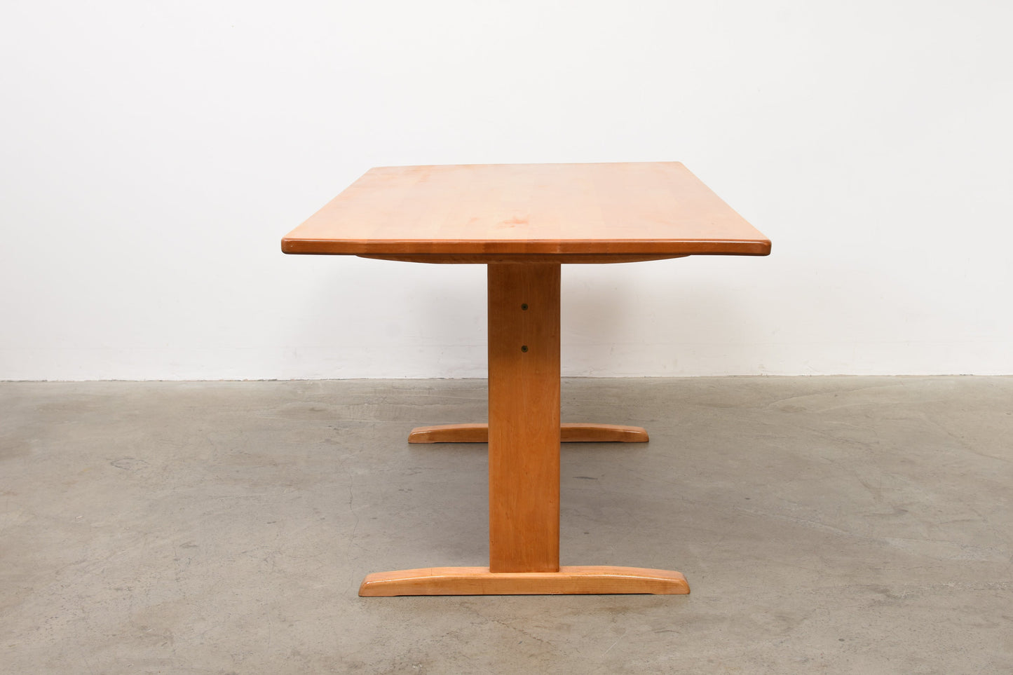 1960s beech dining table by Yngve Ekström
