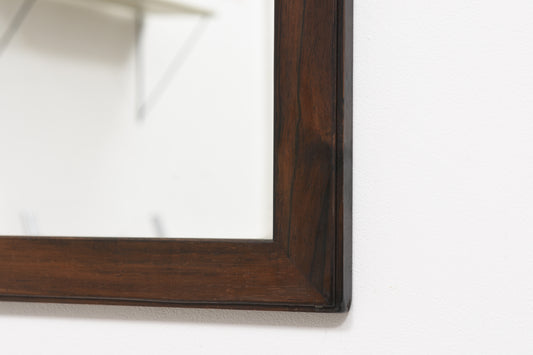 Large rosewood mirror by Aksel Kjærsgaard