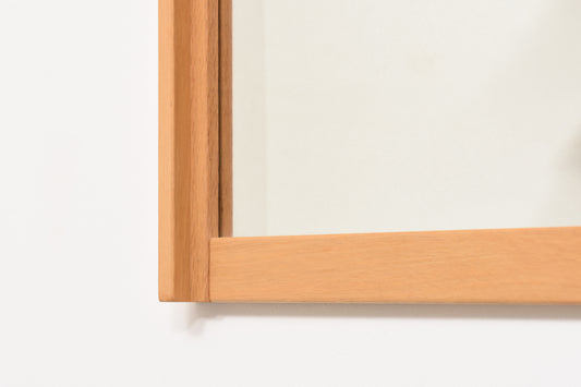 1960s Swedish oak mirror