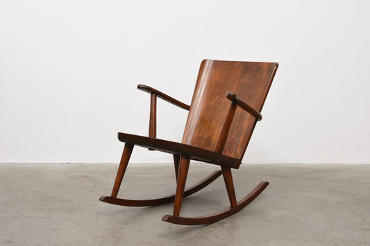 1940s rocking chair by Göran Malmvall