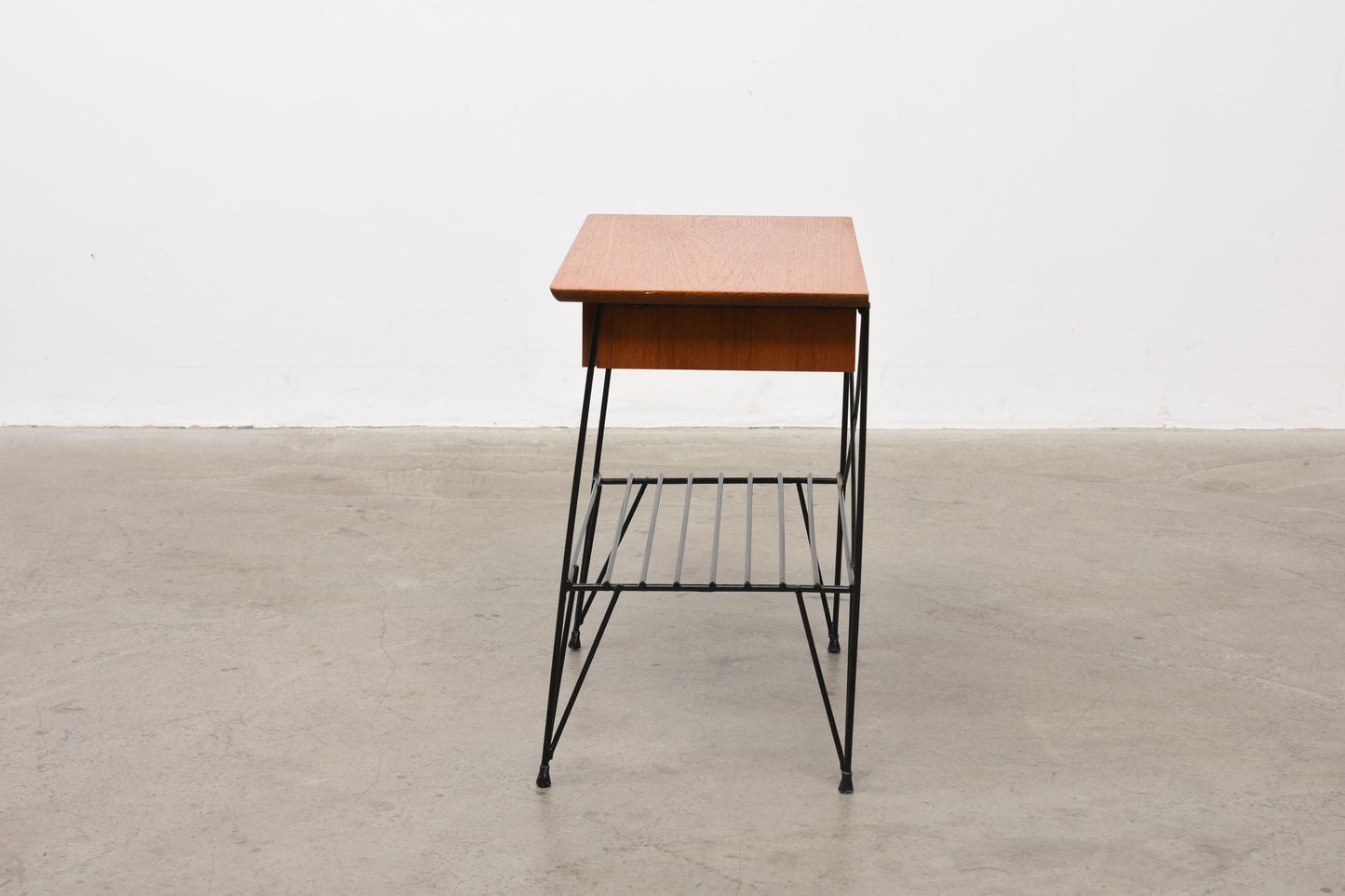 Teak bedside table by Nils Strinning