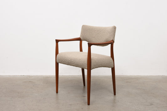 1960s teak armchair by Glyngøre Stolefabrik