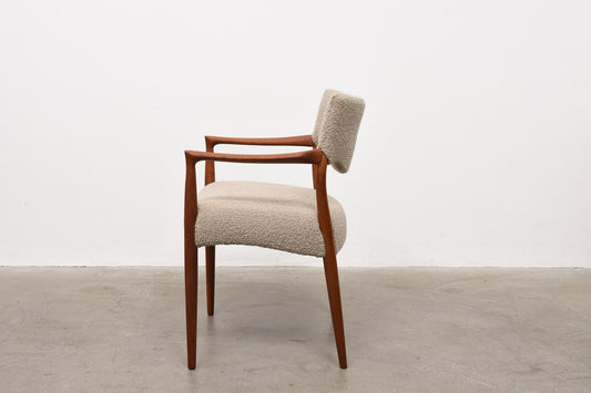 1960s teak armchair by Glyngøre Stolefabrik