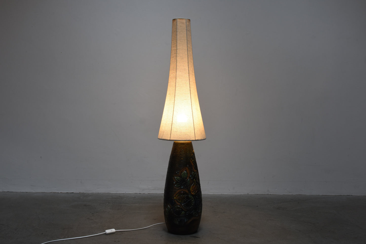 1960s floor lamp by Tilgmans Keramik
