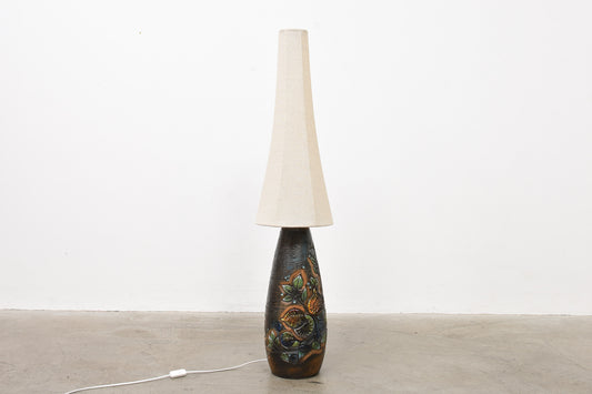 1960s floor lamp by Tilgmans Keramik