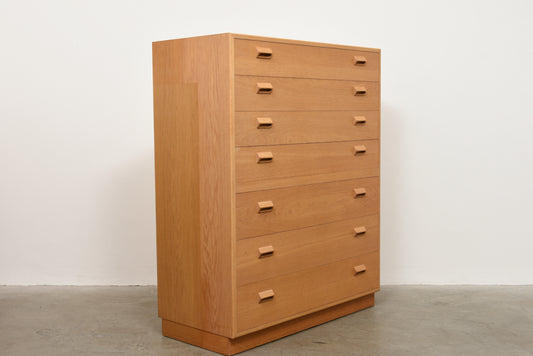 Oak chest of drawers by Børge Mogensen