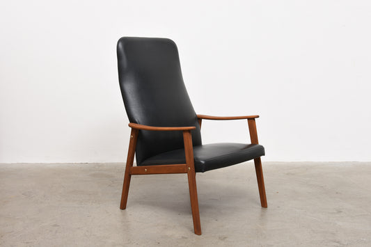 1960s high back lounger