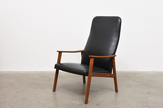 1960s high back lounger