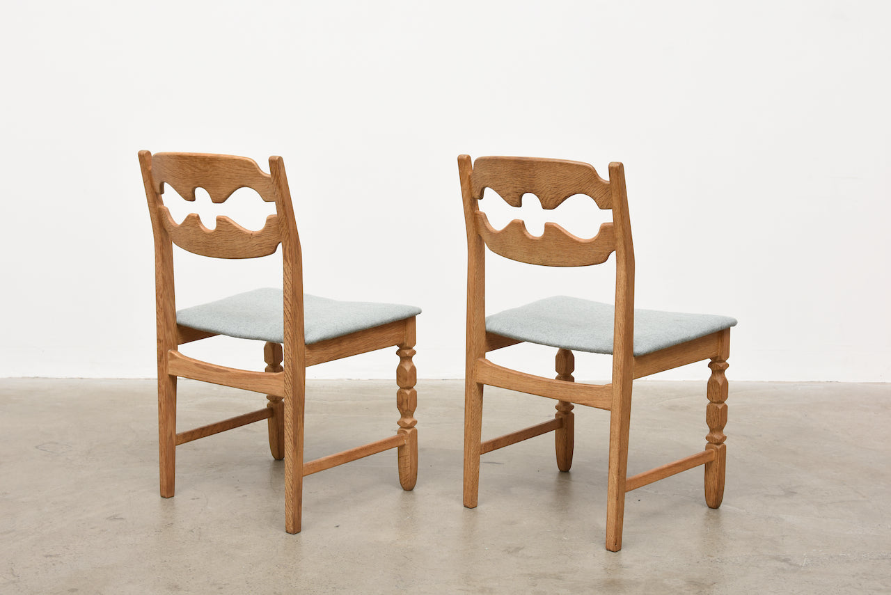 Two available: 'Razorblade' chairs by Henning Kjærnulf
