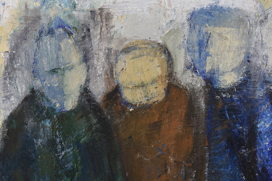 'Figuren' painting by Mona Ridderstad Cedergren