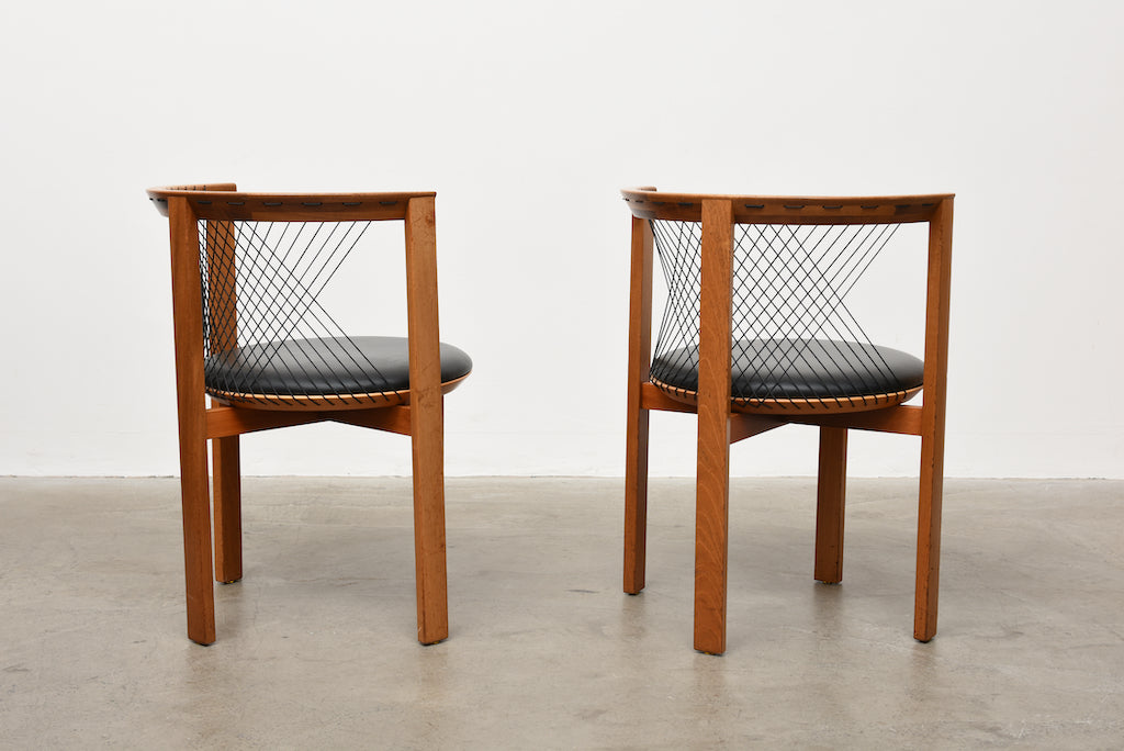 One available: 'String' chairs by Niels Jørgen Haugesen