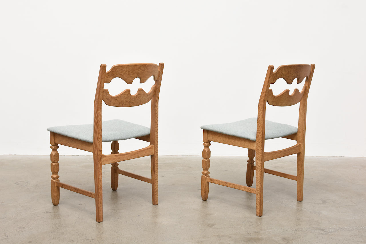 Two available: 'Razorblade' chairs by Henning Kjærnulf