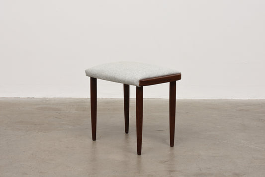 1960s teak foot stool