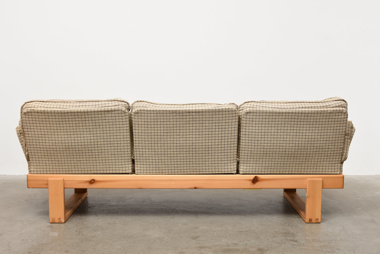 1970s Swedish pine sofa