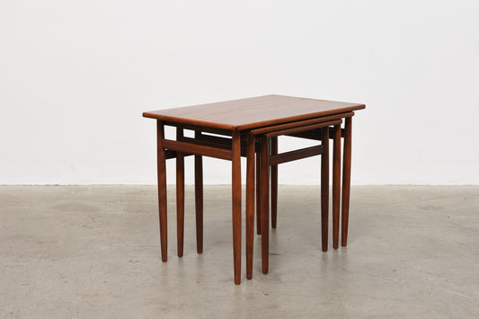 1960s rosewood nest of tables