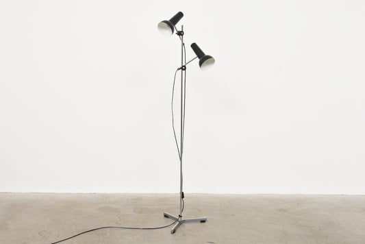 1960s twin-headed floor lamp by Jo Hammerborg