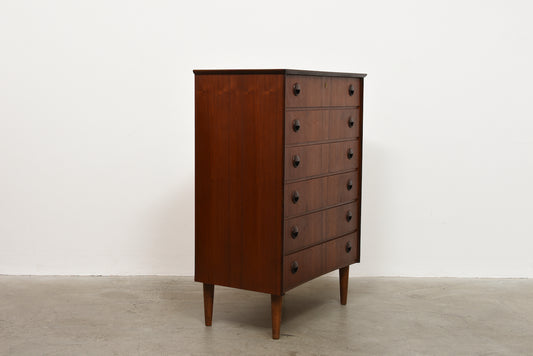 1950s teak chest of drawers