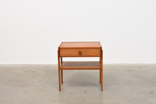 1960s teak bedside table
