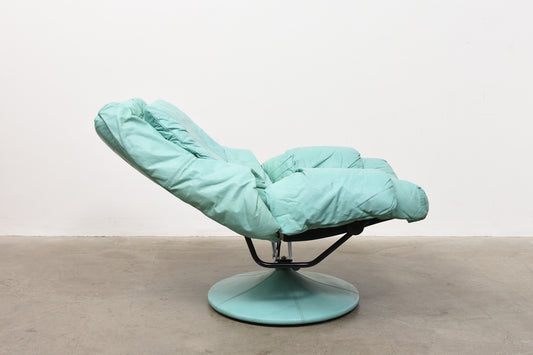 1980s Norwegian leather recliner