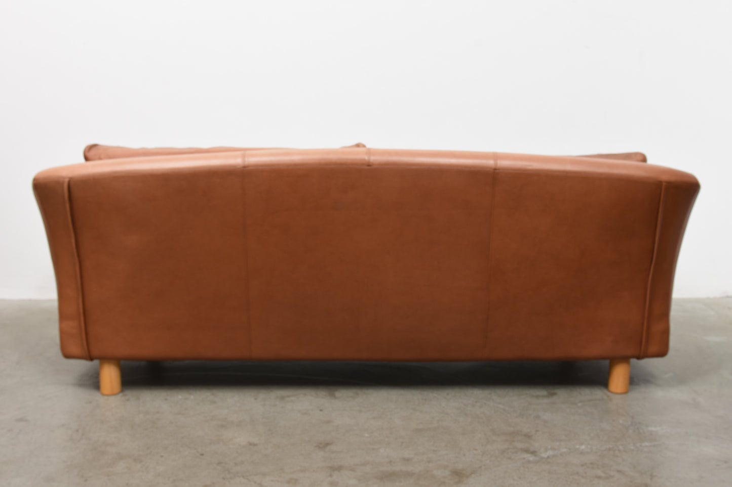 1980s leather sofa by Dux
